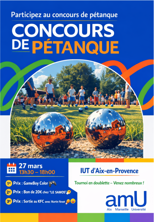 Photo du tournoi de pétanque 1